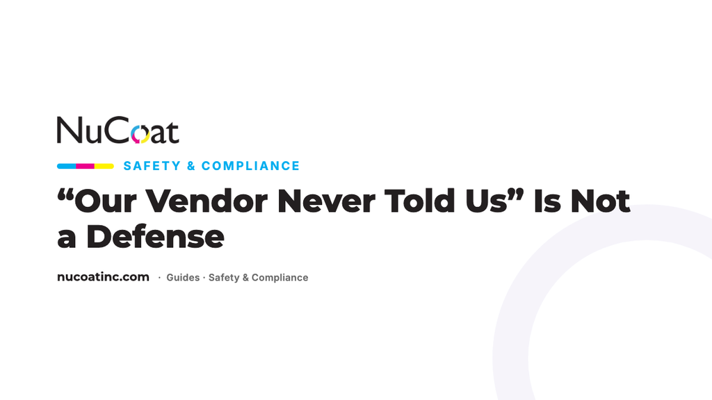 “Our Vendor Never Told Us” Is Not a Legal Defense (Video)