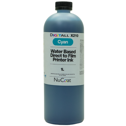 DIGITALL X210 CMYKW DTF Inks 1 Liter Bottle