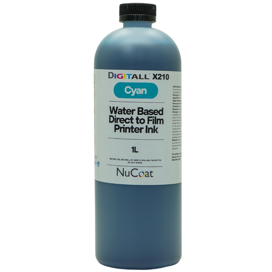 DIGITALL X210 CMYKW DTF Inks 1 Liter Bottle