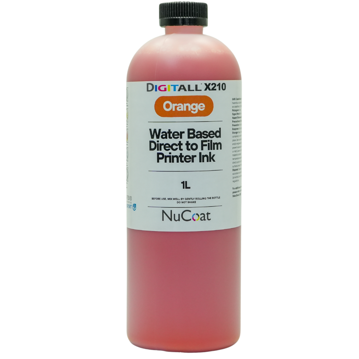 DIGITALL X210 Orange and Green DTF Inks 1 Liter Bottle