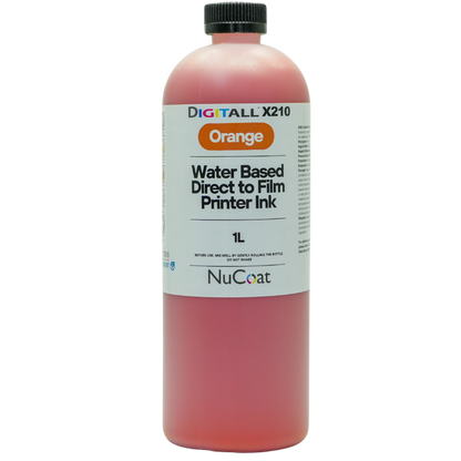 DIGITALL X210 Orange and Green DTF Inks 1 Liter Bottle