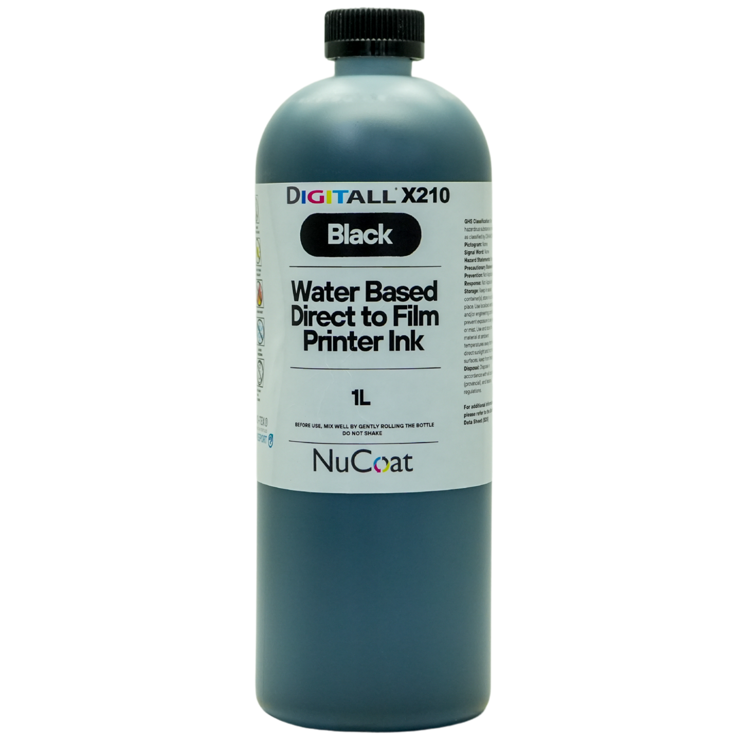 DIGITALL X210 CMYKW DTF Inks 1 Liter Bottle