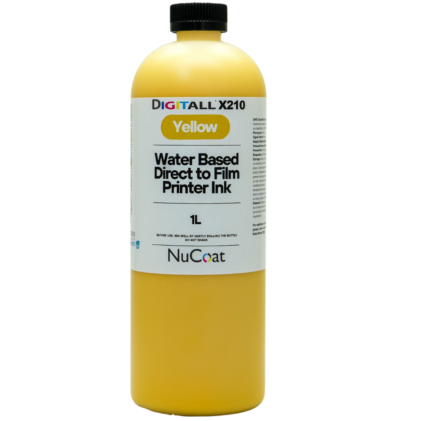 DIGITALL X210 CMYKW DTF Inks 1 Liter Bottle