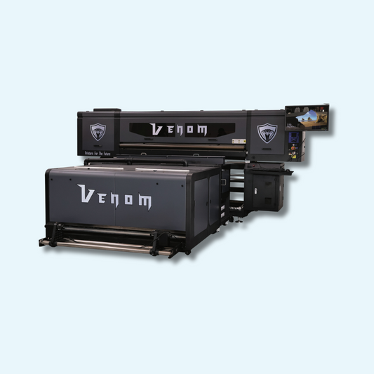 63" 15-Head Venom Printer with Shaker Dryer