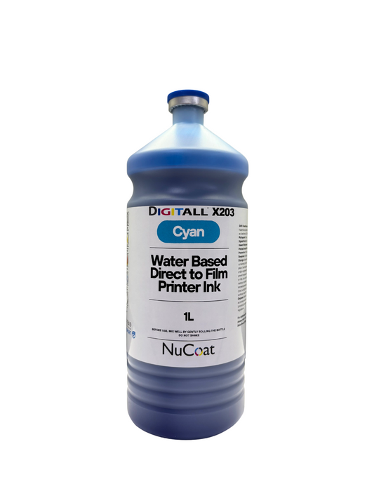 Digitall X203 CMYKW DTF Inks 1 Liter Bottle