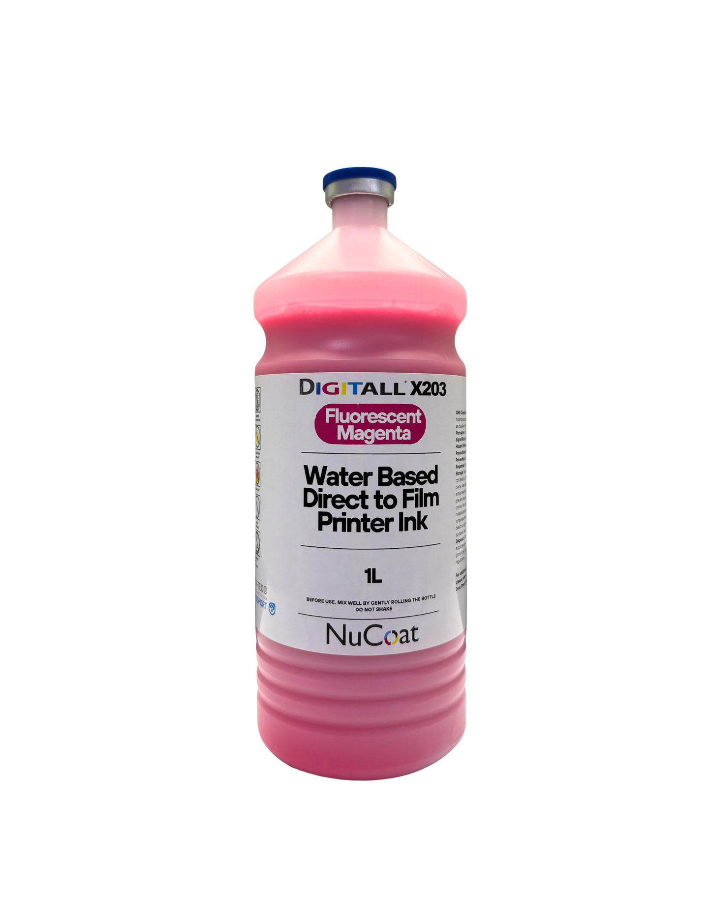 Digitall X203 Fluorescent Yellow and Fluorescent Magenta DTF Inks 1 Liter Bottle