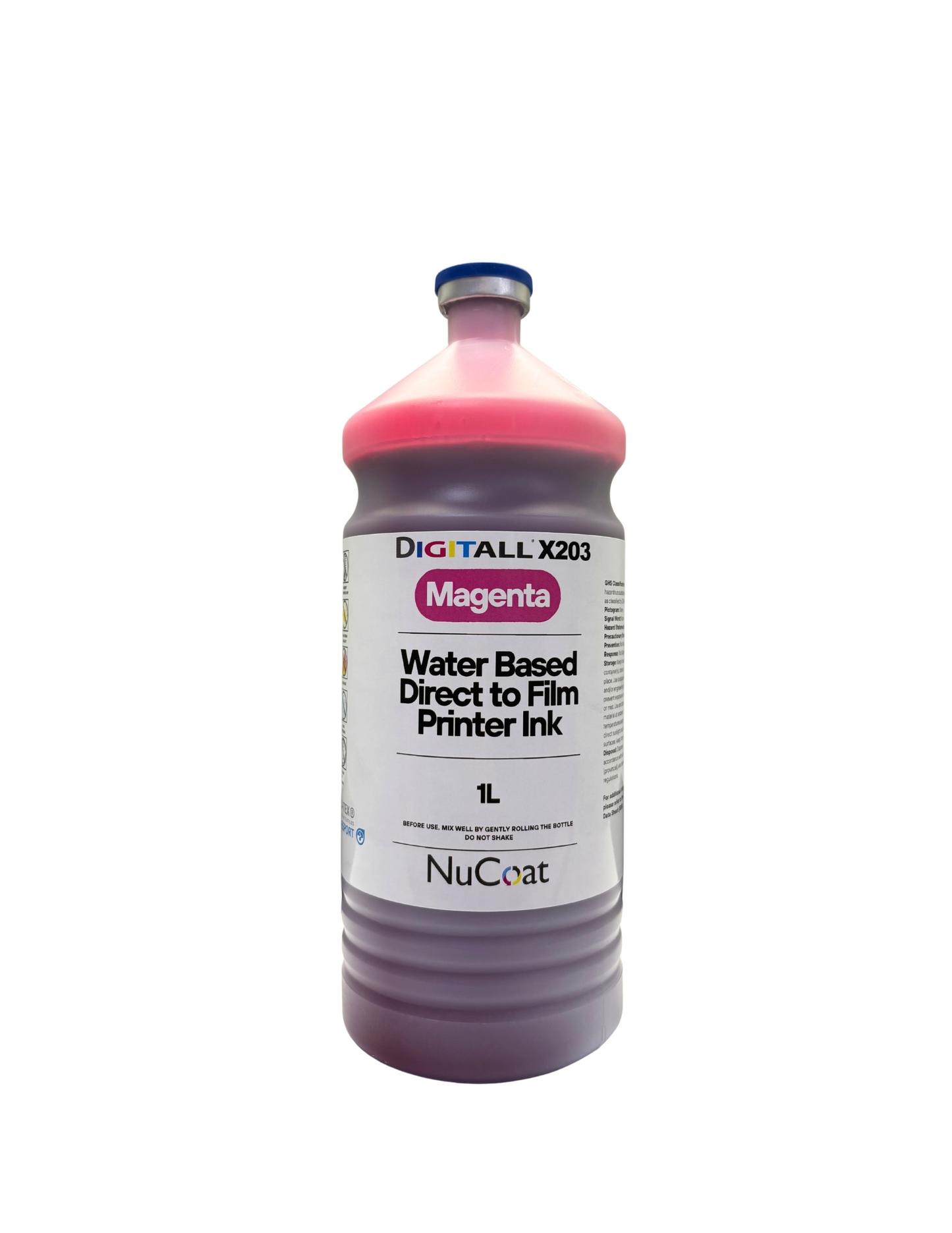 Digitall X203 CMYKW DTF Inks 1 Liter Bottle