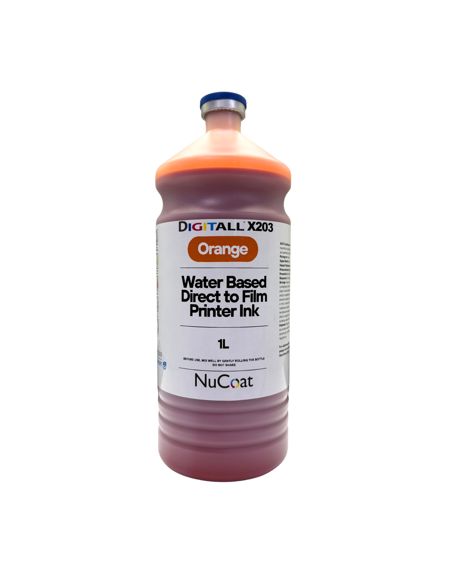 Digitall X203 Orange and Green DTF Inks 1 Liter Bottle