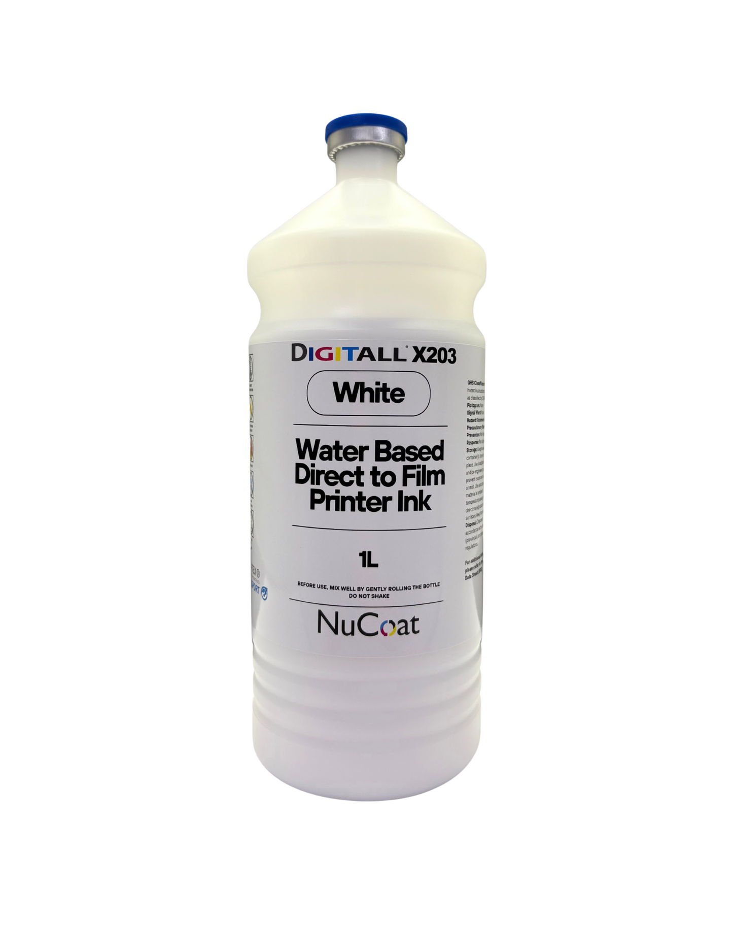 Digitall X203 CMYKW DTF Inks 1 Liter Bottle