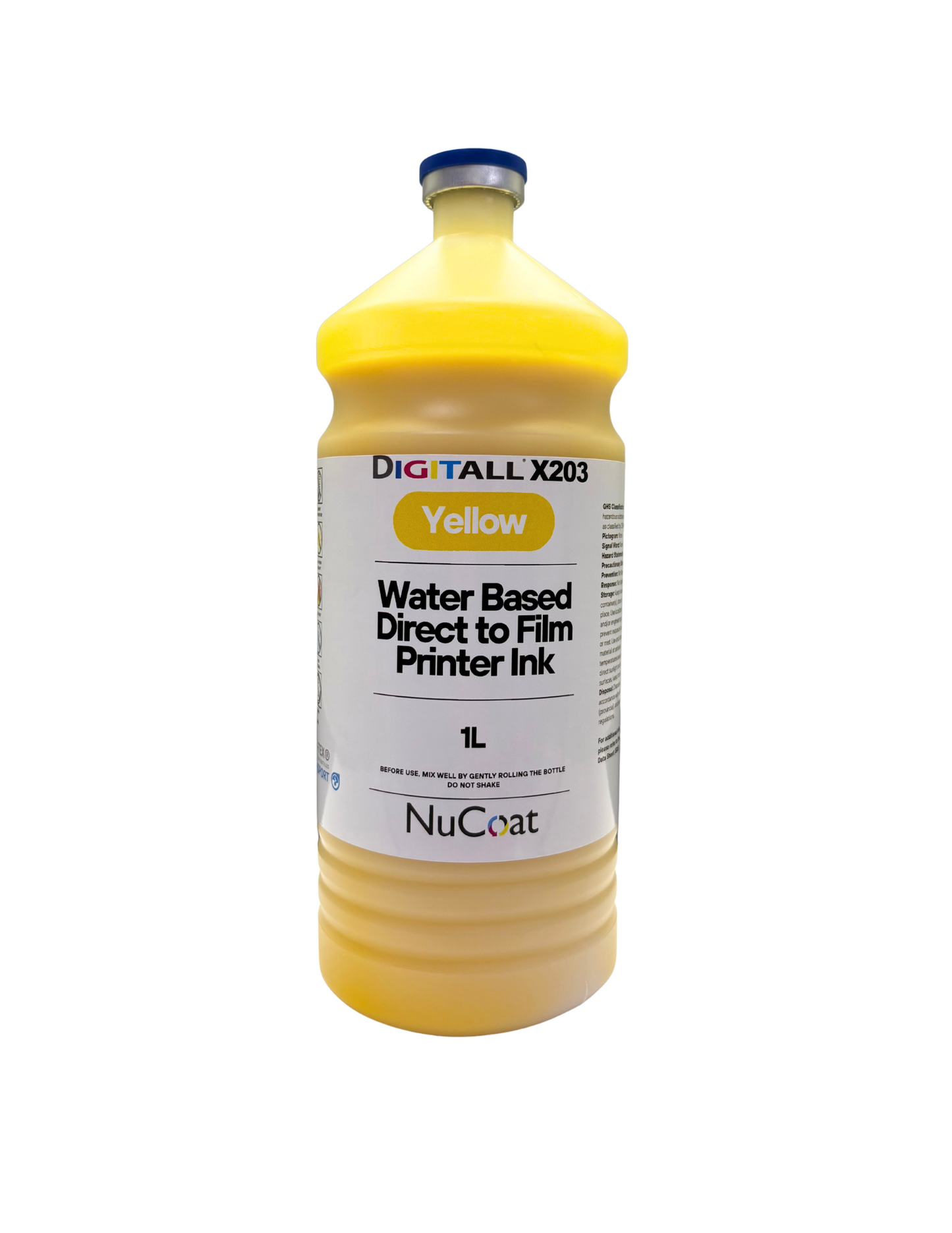 Digitall X203 CMYKW DTF Inks 1 Liter Bottle